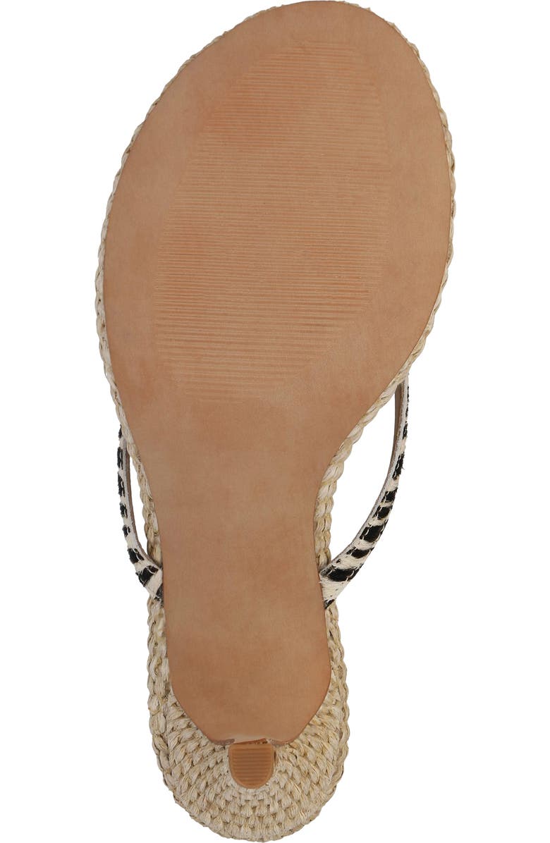 MIA Zania Genuine Calf Hair Sandal, Alternate, color, Zebra