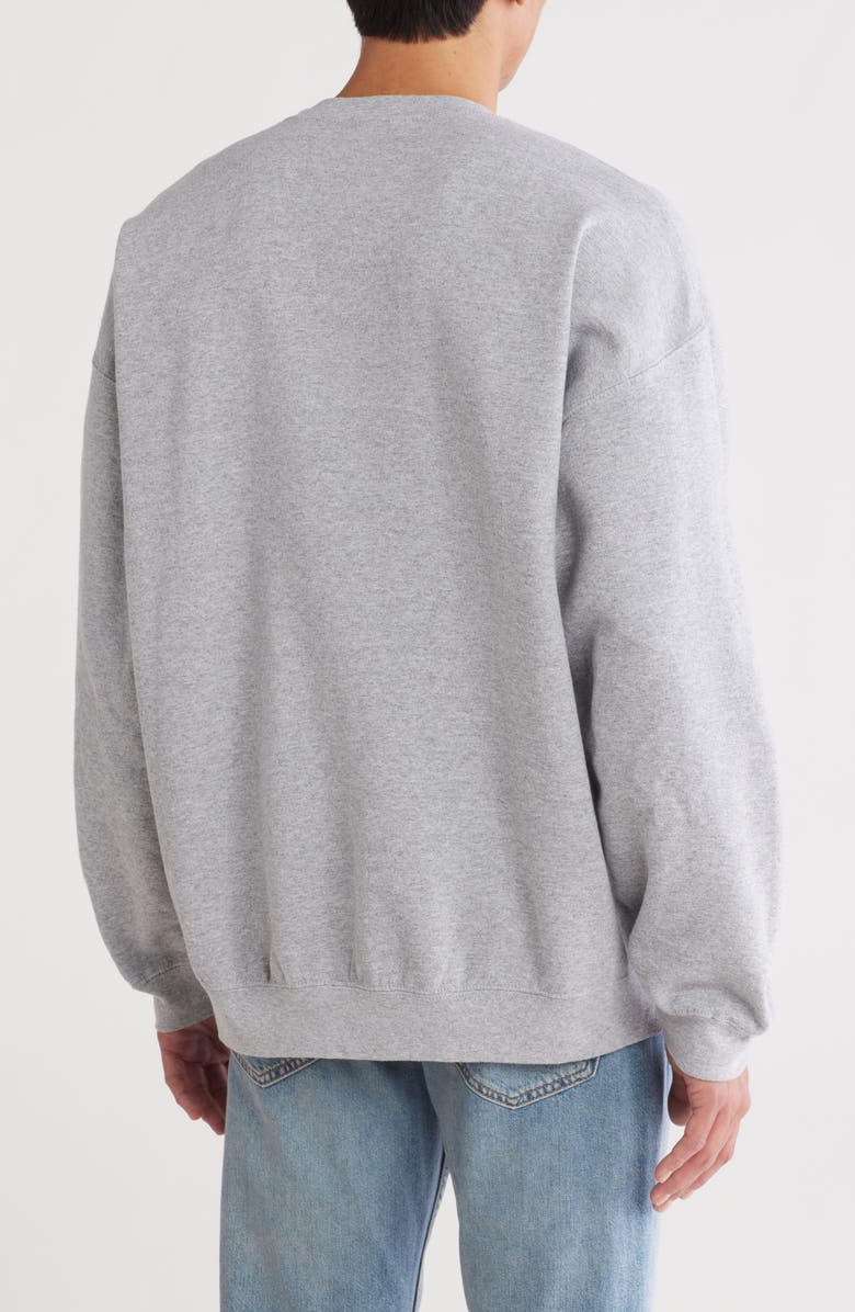 Junk Food Garfield Sweatshirt, Alternate, color, Heather Grey