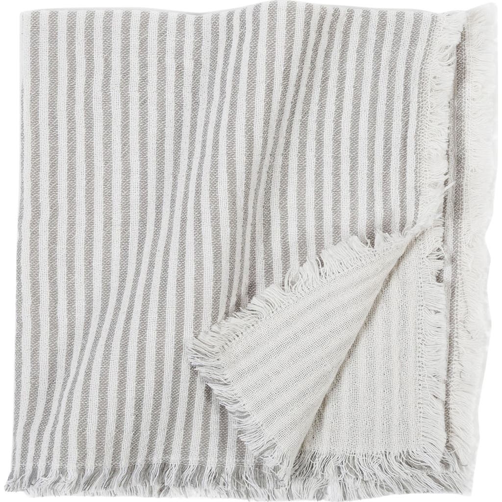 Pom Pom At Home Healdsburg Set Of 4 Napkins In Grey
