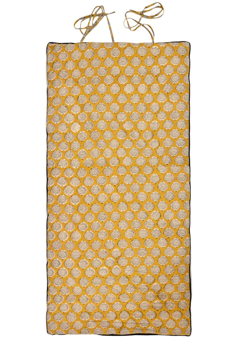 Block Print Yoga Mat and towel, Alternate, color, Block Print