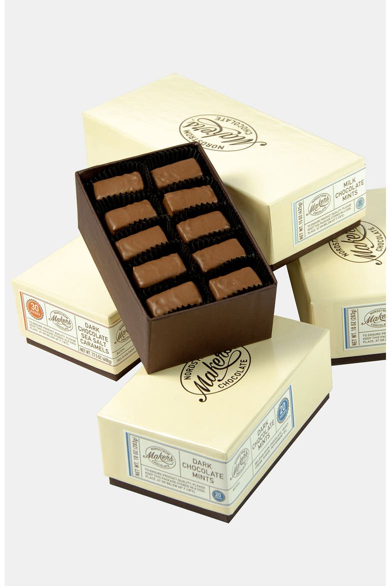 Nordstrom Makers Chocolate Dark Chocolate Sea Salt Caramels, Alternate, color, NO COLOR