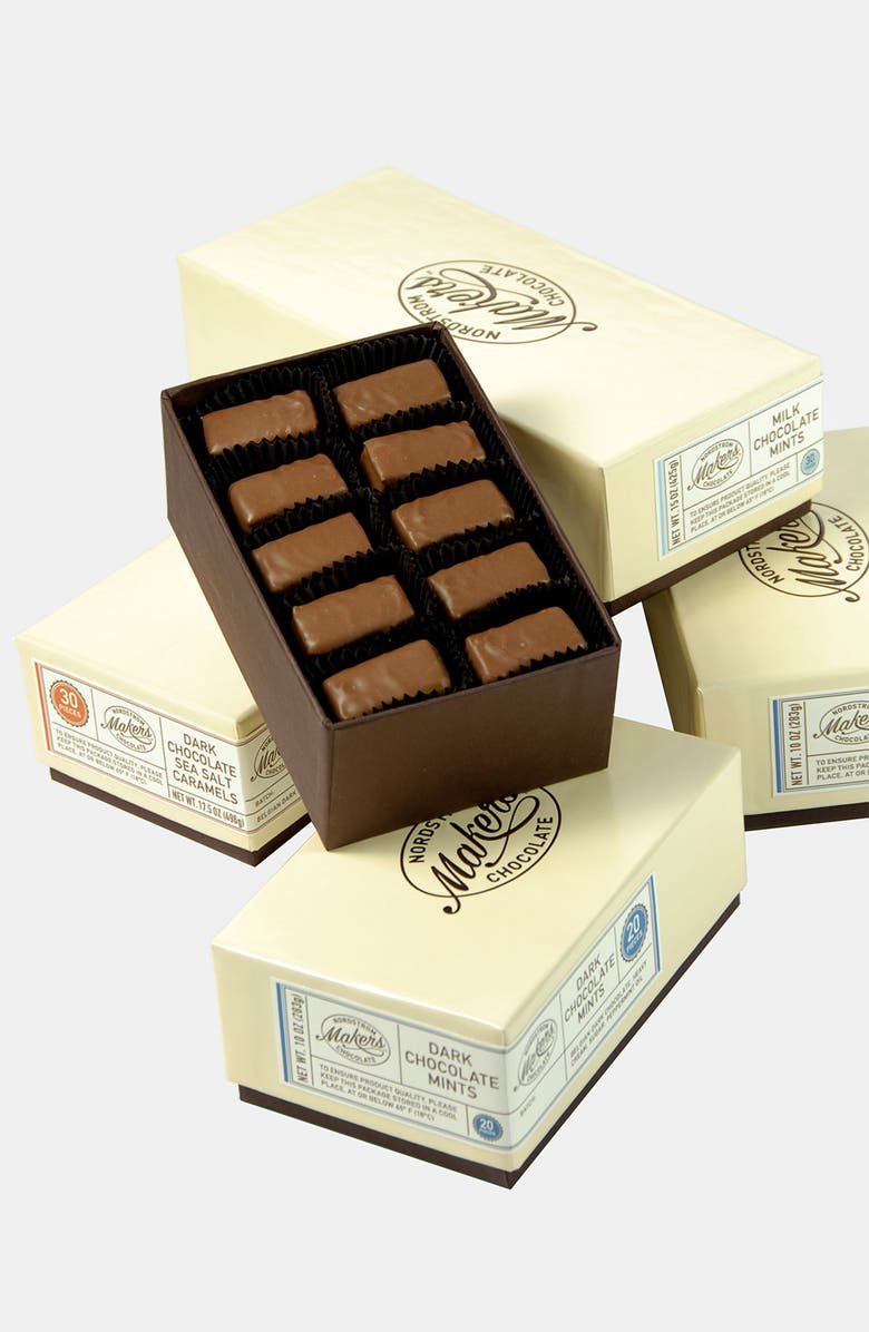 Sweet Shop USA Nordstrom Makers Chocolate Dark Chocolate Sea Salt Caramels, Alternate, color, 