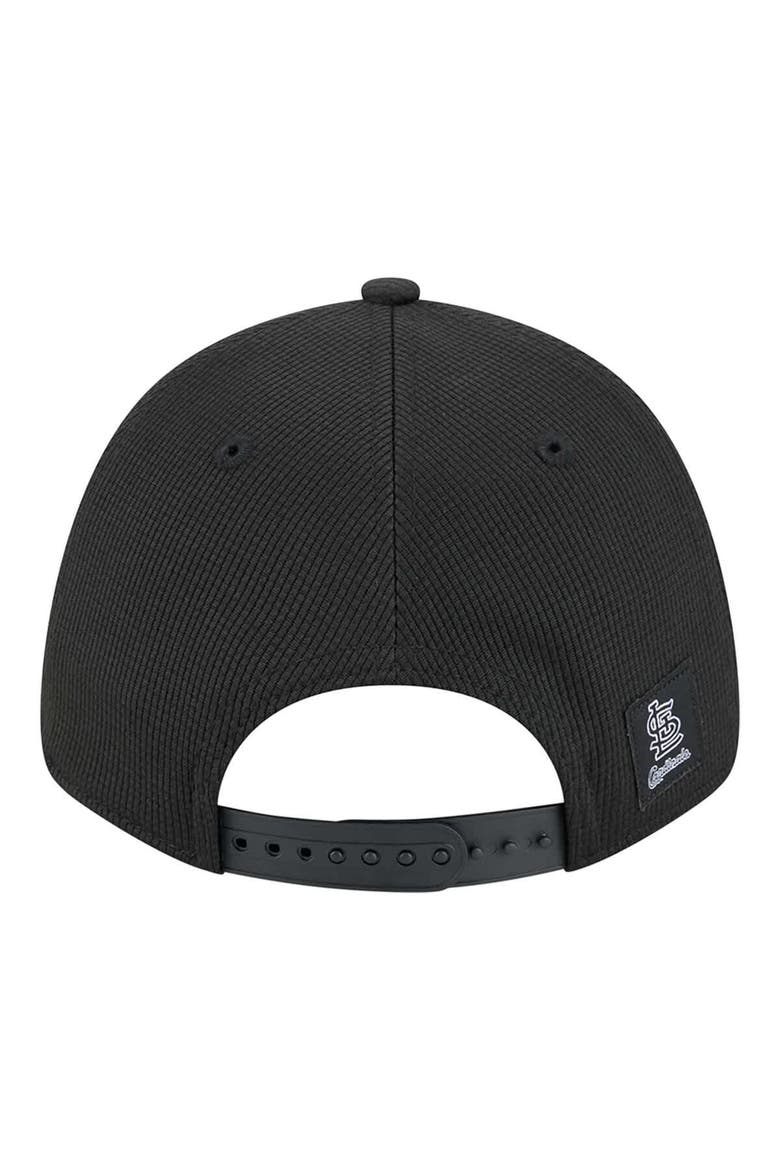 Men's New Era Black St. Louis Cardinals Pivot 9FORTY Adjustable Hat, Alternate, color, Black