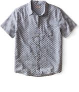 Marine Layer Classic Short Sleeve Stretch Cotton Selvage Button-Up Shirt