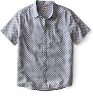 Marine Layer Classic Short Sleeve Stretch Cotton Selvage Button-Up Shirt