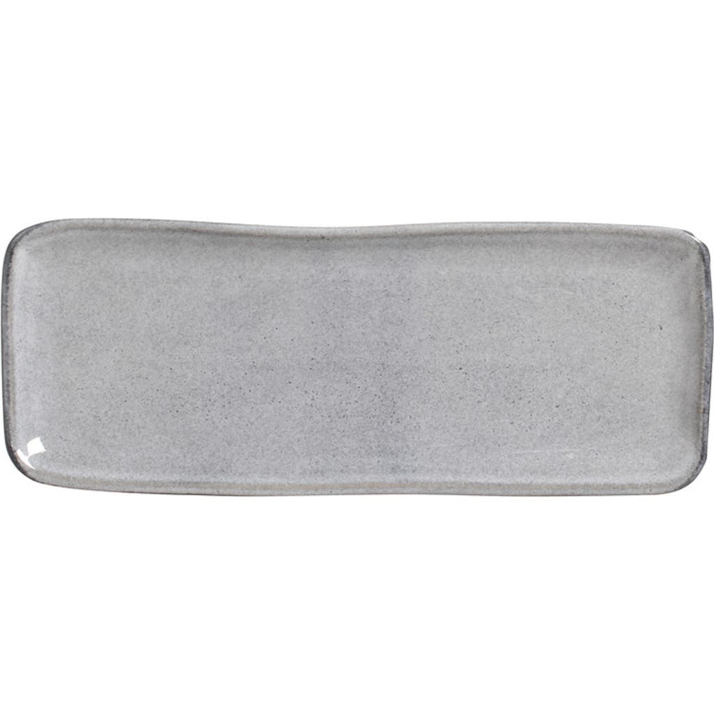 Porto Brasil Rectangular Platter Medium Set Of 4 In Gray