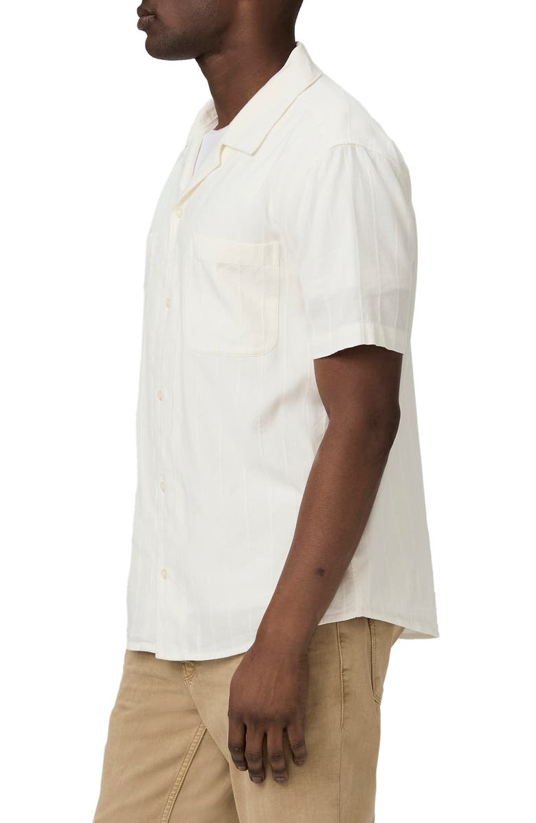 Jacobson Stripe Jacquard Camp Shirt