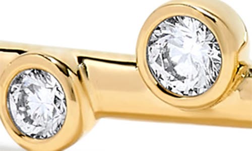 H.j. Namdar Bezel Diamond Bangle Bracelet In Yellow Gold