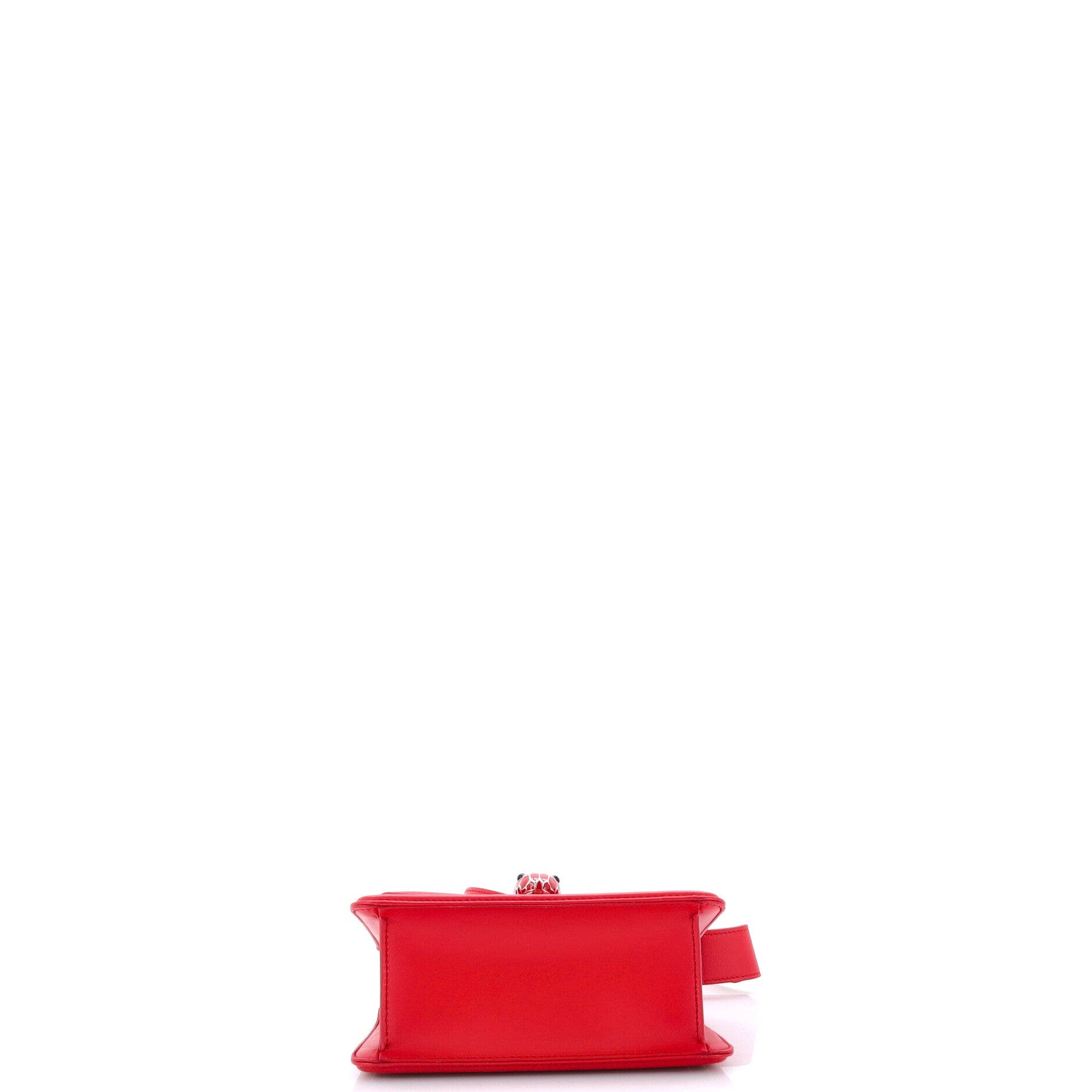 Serpenti Diamond Blast Shoulder Bag Quilted Leather Mini, Alternate, color, Red