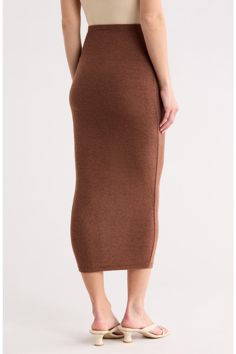 Slit Maxi Skirt, Alternate, color, RUST