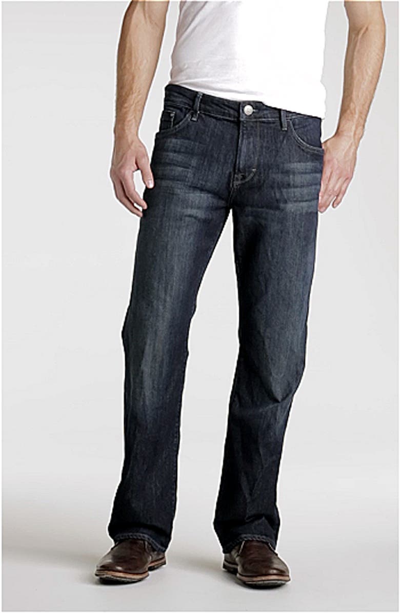 Mavi Jeans Matt Relaxed Straight Fit Jeans, Alternate, color, Dark Blue