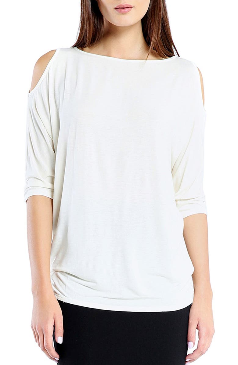 Michael Stars Cold Shoulder Tee, Main, color, 