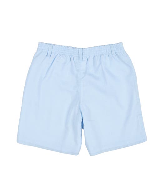 Florence Eiseman Linen Look Short In Light Blue