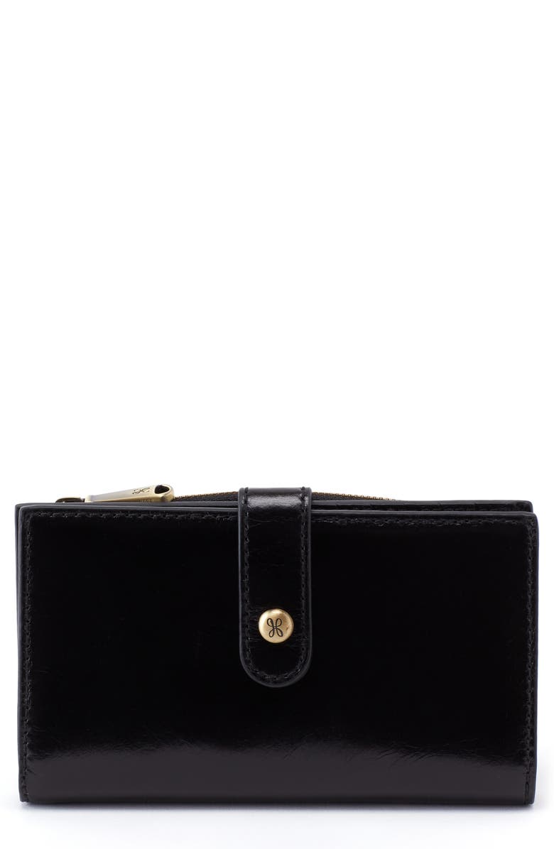 HOBO Buck Leather Continental Wallet, Main, color,