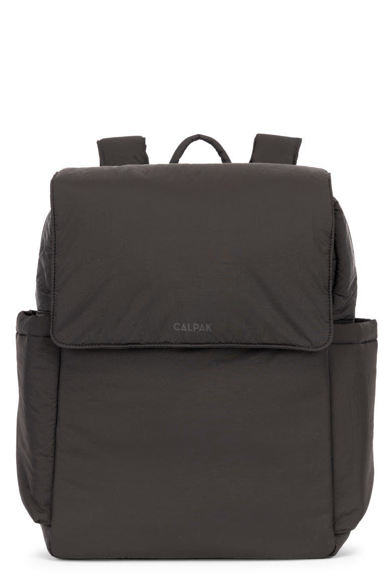 Diaper Backpack with Laptop Sleeve, Main, color, BLACK