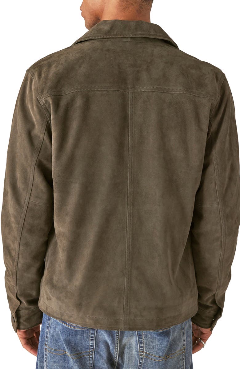 Lucky Brand Suede Shirt Jacket, Alternate, color,
