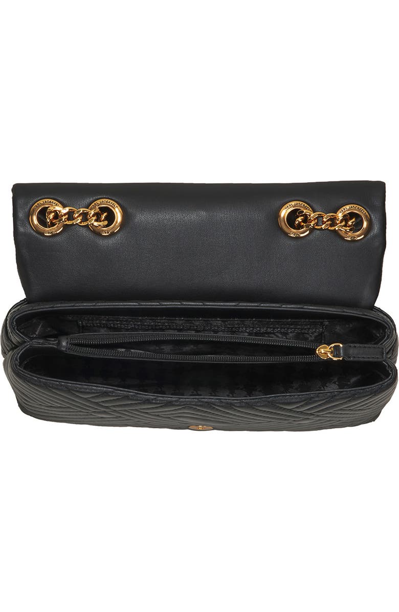 KARL LAGERFELD PARIS Lafayette Geo Quilted Shoulder Bag, Alternate, color,