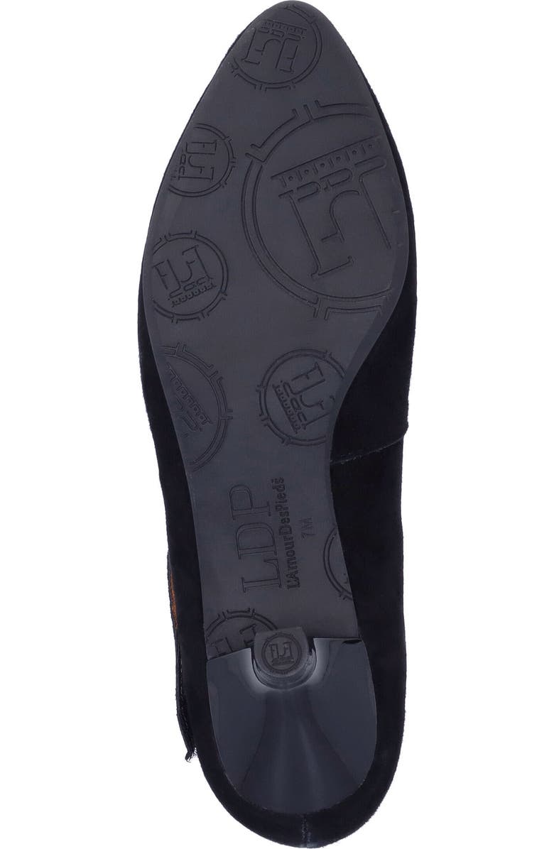 L'Amour des Pieds Kayva Asymmetric Kitten Heel Pump, Alternate, color, Black