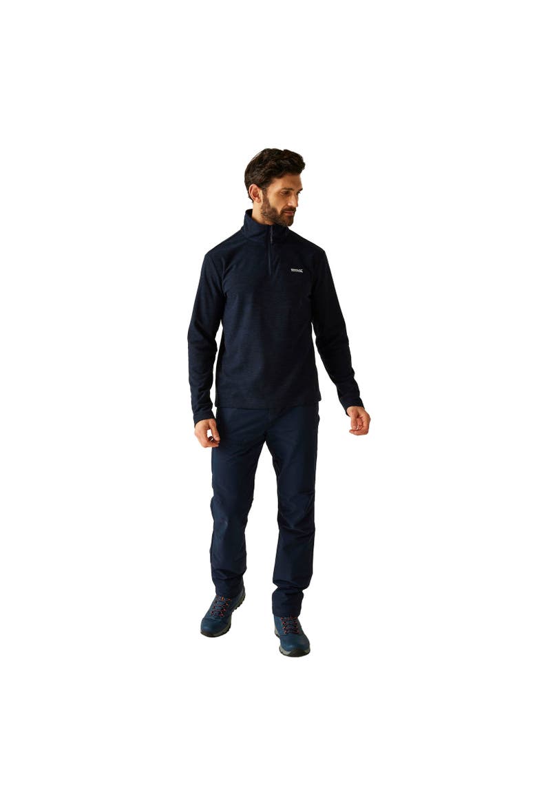 Thompson Marl Half Zip Fleece Jacket, Alternate, color, Navy