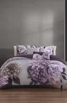 Bebejan Plum Petal 5-Piece Reversible Comforter Set