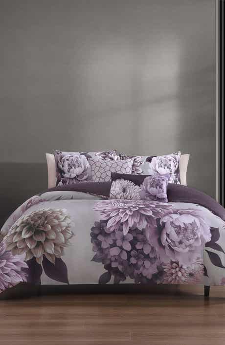 Bebejan Plum Petal 5-Piece Reversible Comforter Set