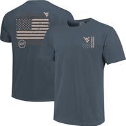 IMAGE ONE Men's Navy West Virginia Mountaineers Comfort Colors OHT Camo Overlay T-Shirt