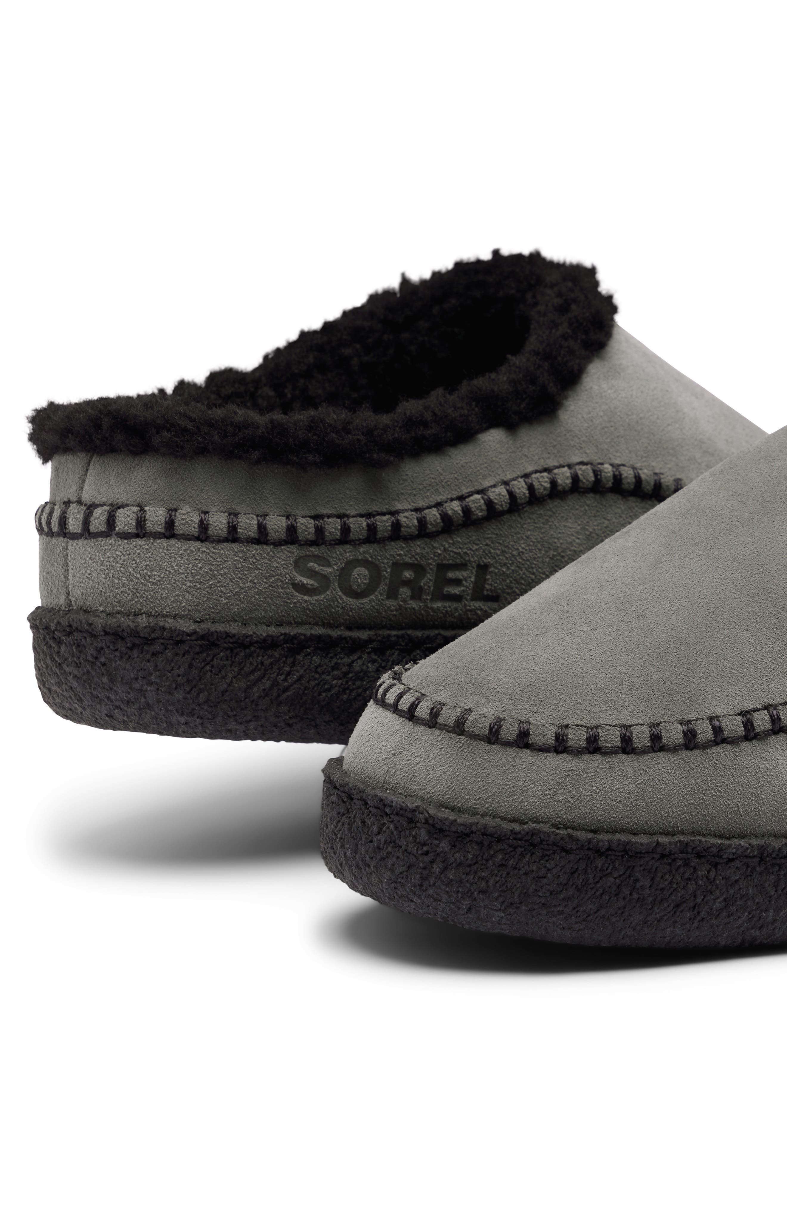 Falcon Ridge III Slipper, Alternate, color, QUARRY/ BLACK