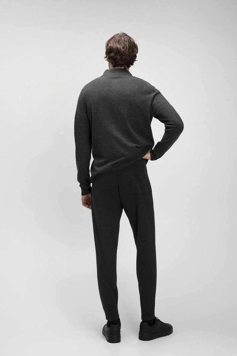 Kevin Cashmere Joggers, Alternate, color, Black