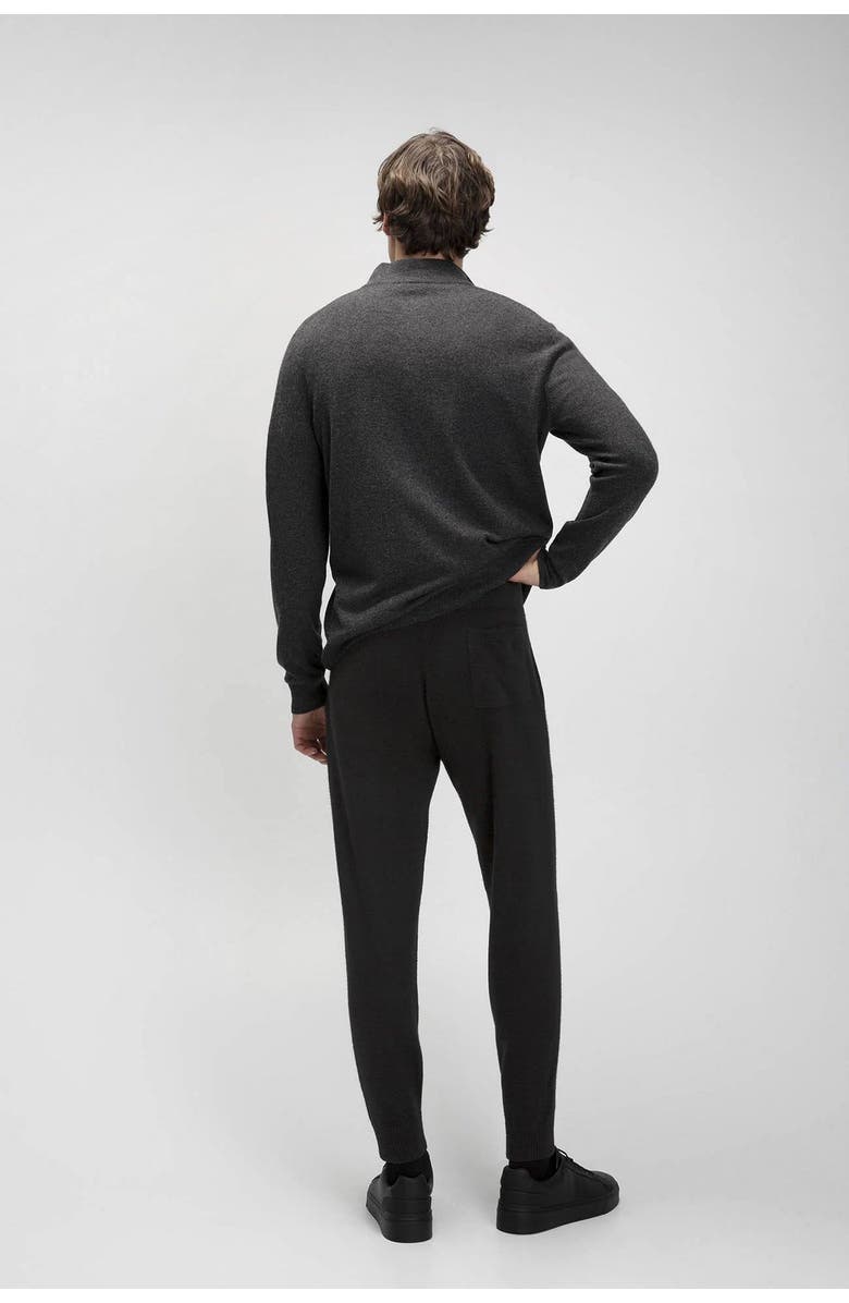 NAKED CASHMERE Kevin Cashmere Joggers, Alternate, color, Black