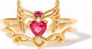 Girls Crew x Marvel Studios Scarlet Witch Ring Set
