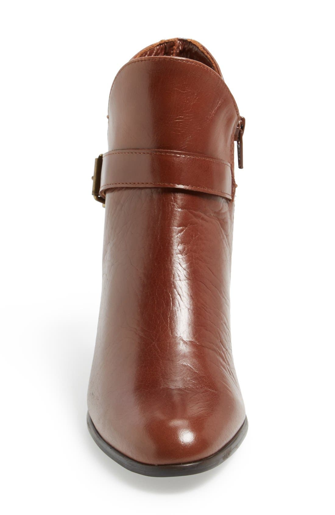 'Carly' Leather Boot, Alternate, color, NUT