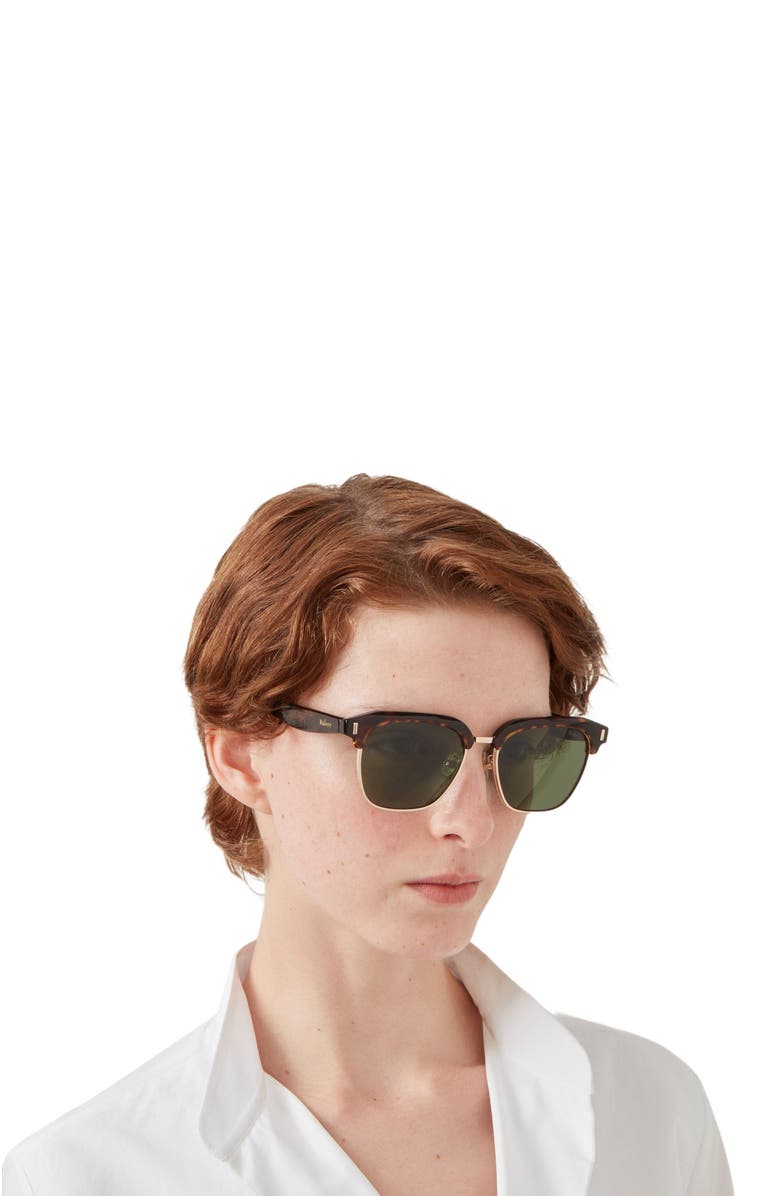 Mulberry Rowan Bio Acetate Sunglasses, Alternate, color, Tortoiseshell