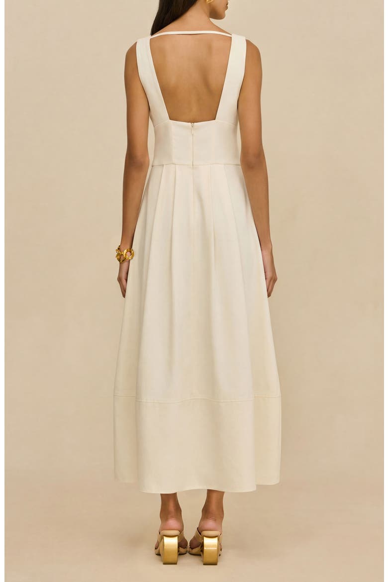 Ebisu Sleeveless A-Line Dress, Alternate, color, OFF WHITE