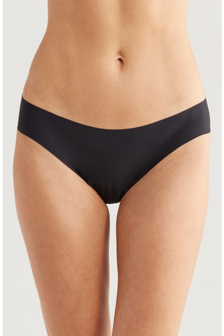 Uniq Seamless Bikini, Main, color, BLACK