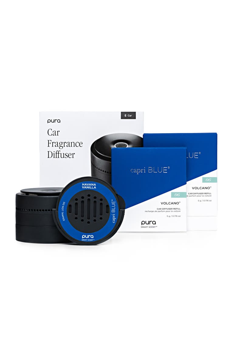 x Capri Blue Car Fragrance Diffuser & Refill Set (Nordstrom Exclusive), Alternate, color, BLACK