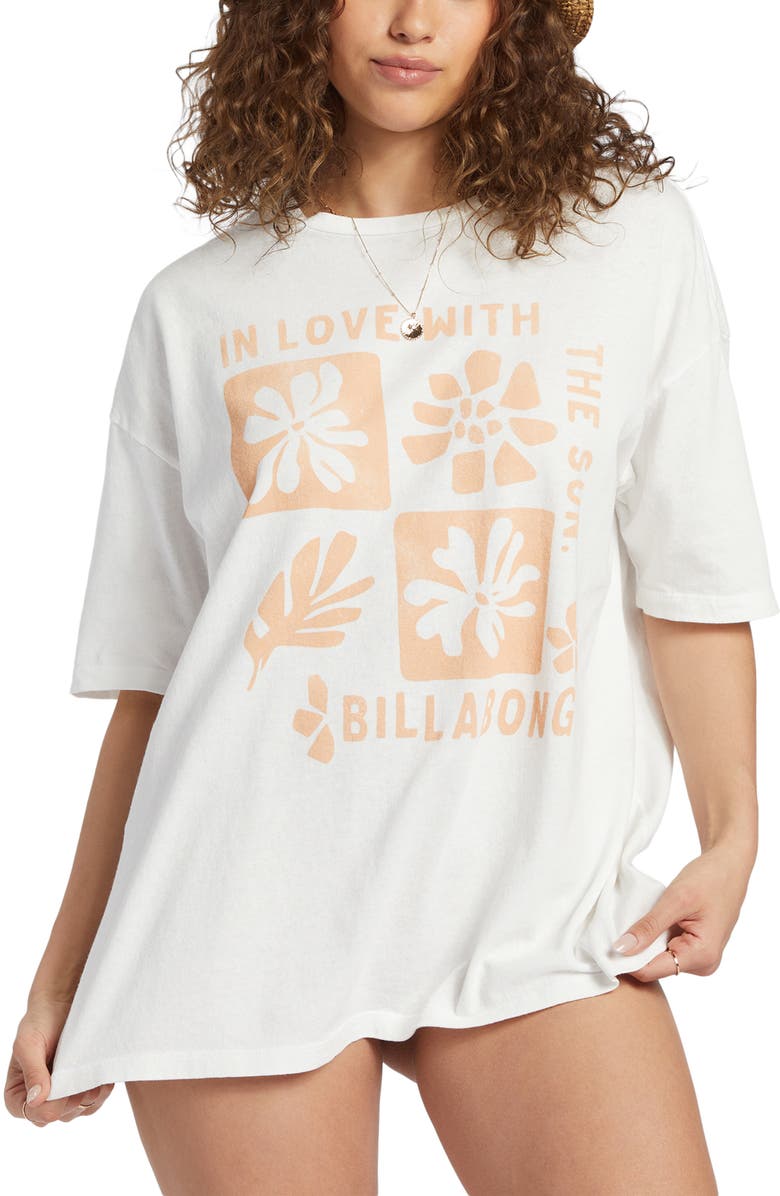 Billabong In Love With the Sun Cotton Graphic T-Shirt, Main, color, 