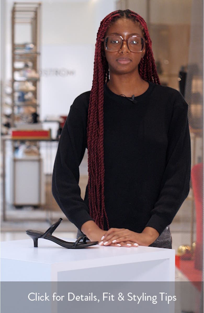 Jeanne Kitten Heel Sandal, sales video thumbnail