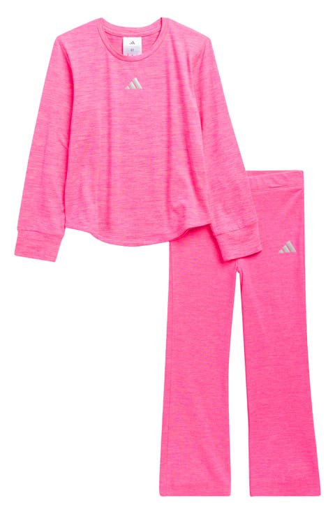 Kids' Logo Top & Flare Leggings Set (Toddler & Little Kid)