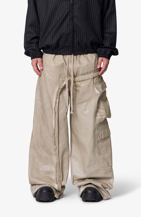 Rave Seam Cargo Wide Leg Pants
