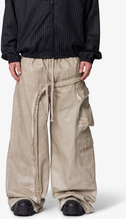 mnml Rave Seam Cargo Wide Leg Pants