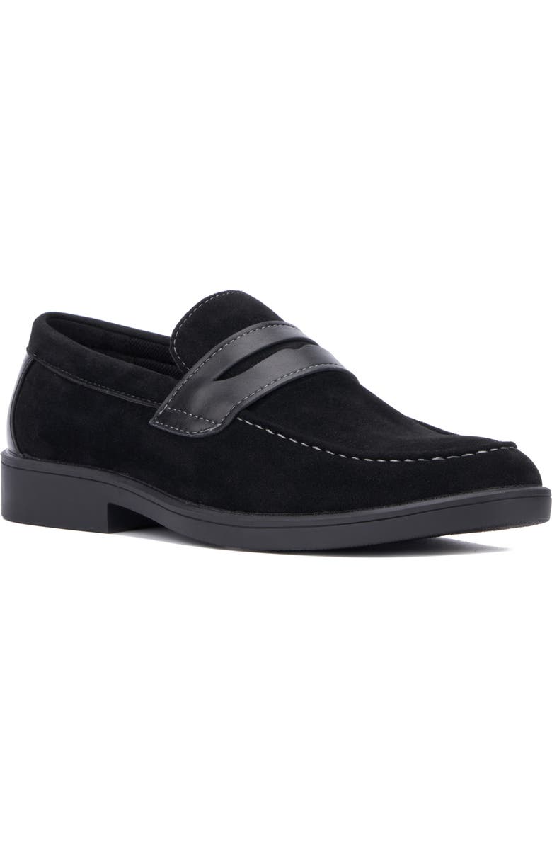 NEW YORK AND COMPANY Giolle Faux Leather Loafer, Main, color, Black