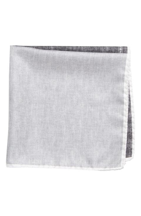 Colorblock Silk Pocket Square