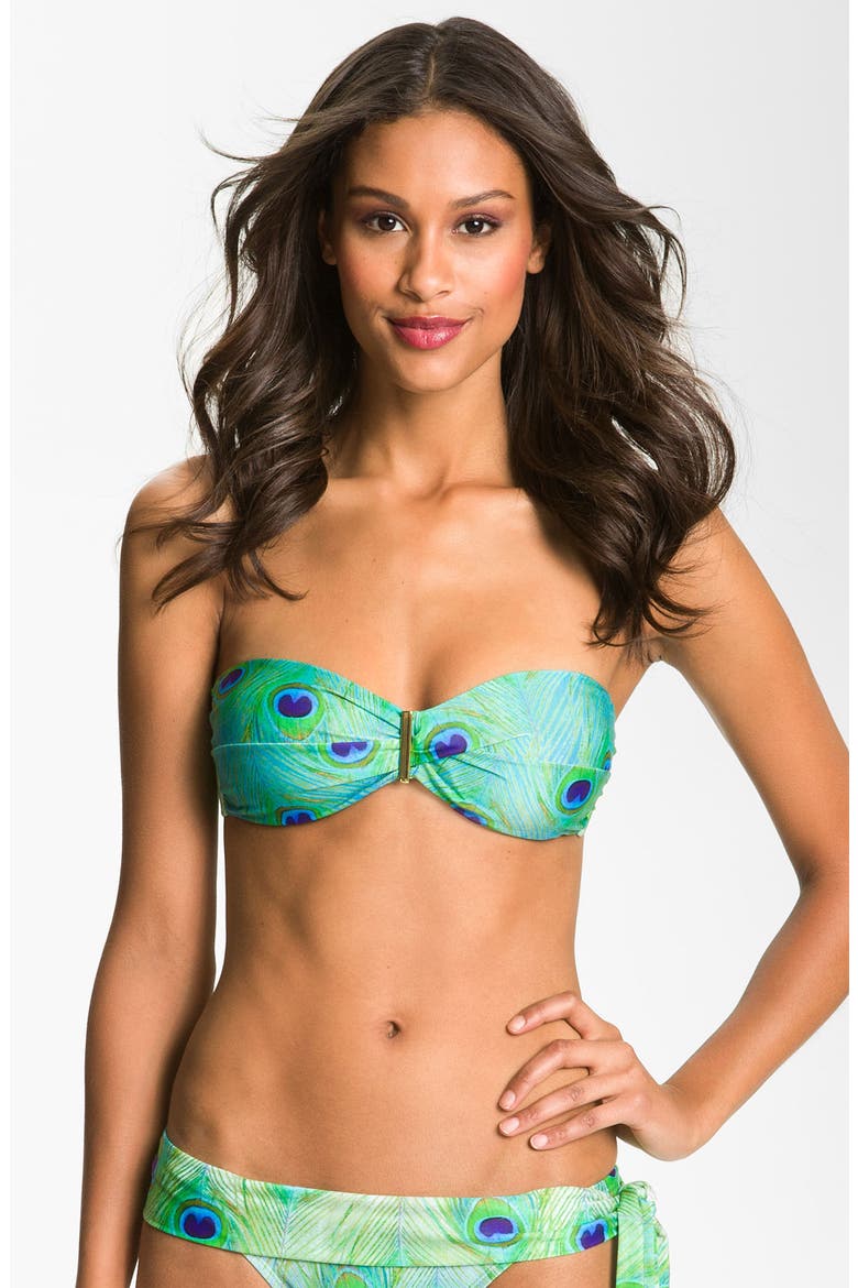 ViX Swimwear 'Paraty Carmen' Bikini Top, Main, color, GREEN