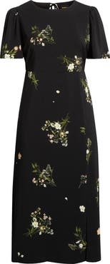 SUGARLIPS Jenna Floral Print Maxi Dress