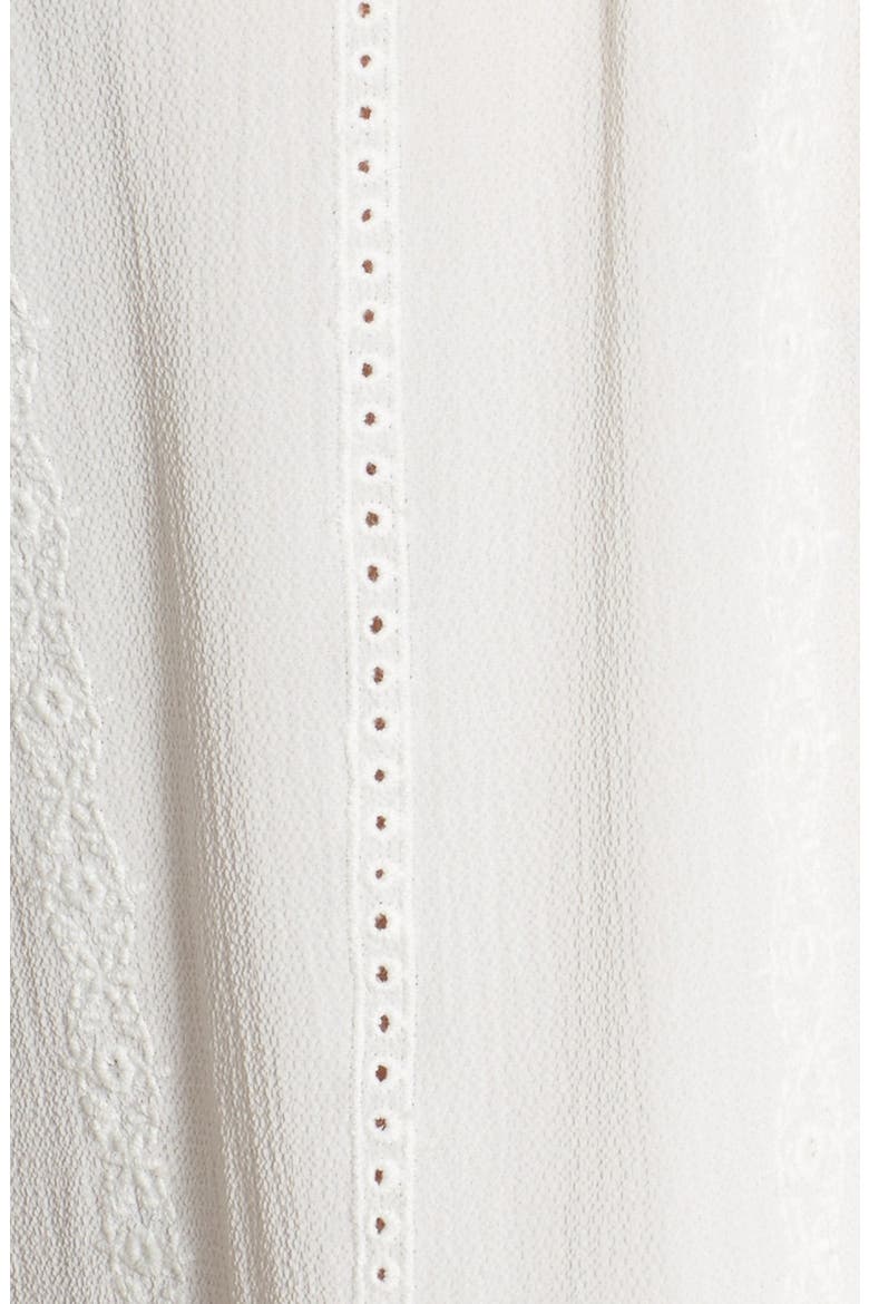 Lace Hem Peasant Tunic, Alternate, color, IVORY