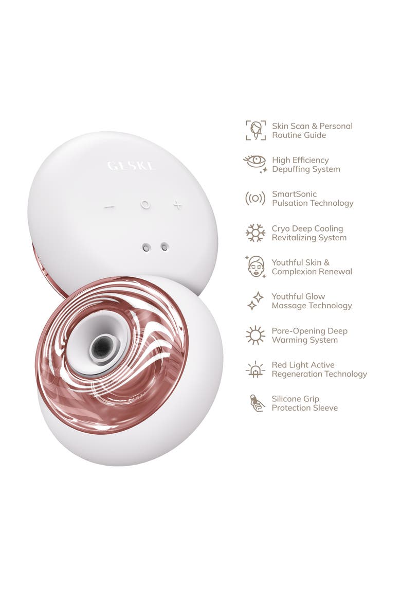 SmartAppGuided Sonic Cool & Warm Face and Body Massager | 9 in 1, Alternate, color, Starlight