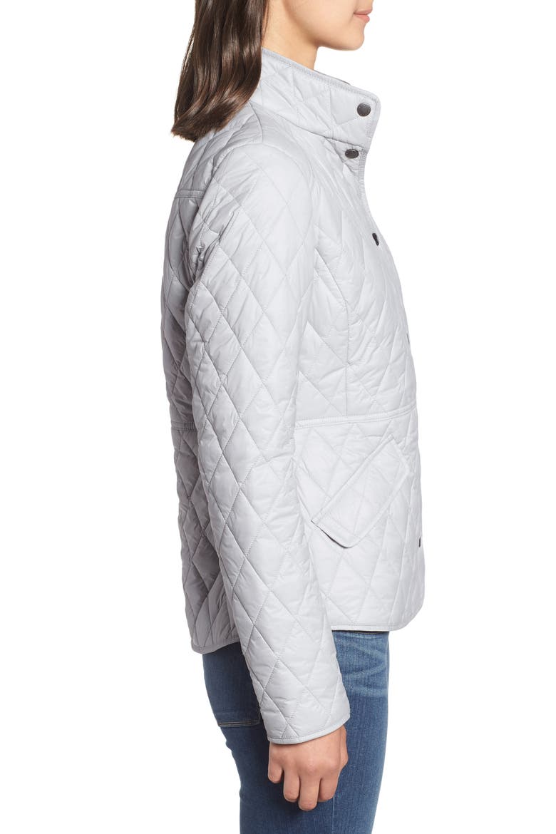 Annis Quilted Jacket, Alternate, color, ICE WHITE