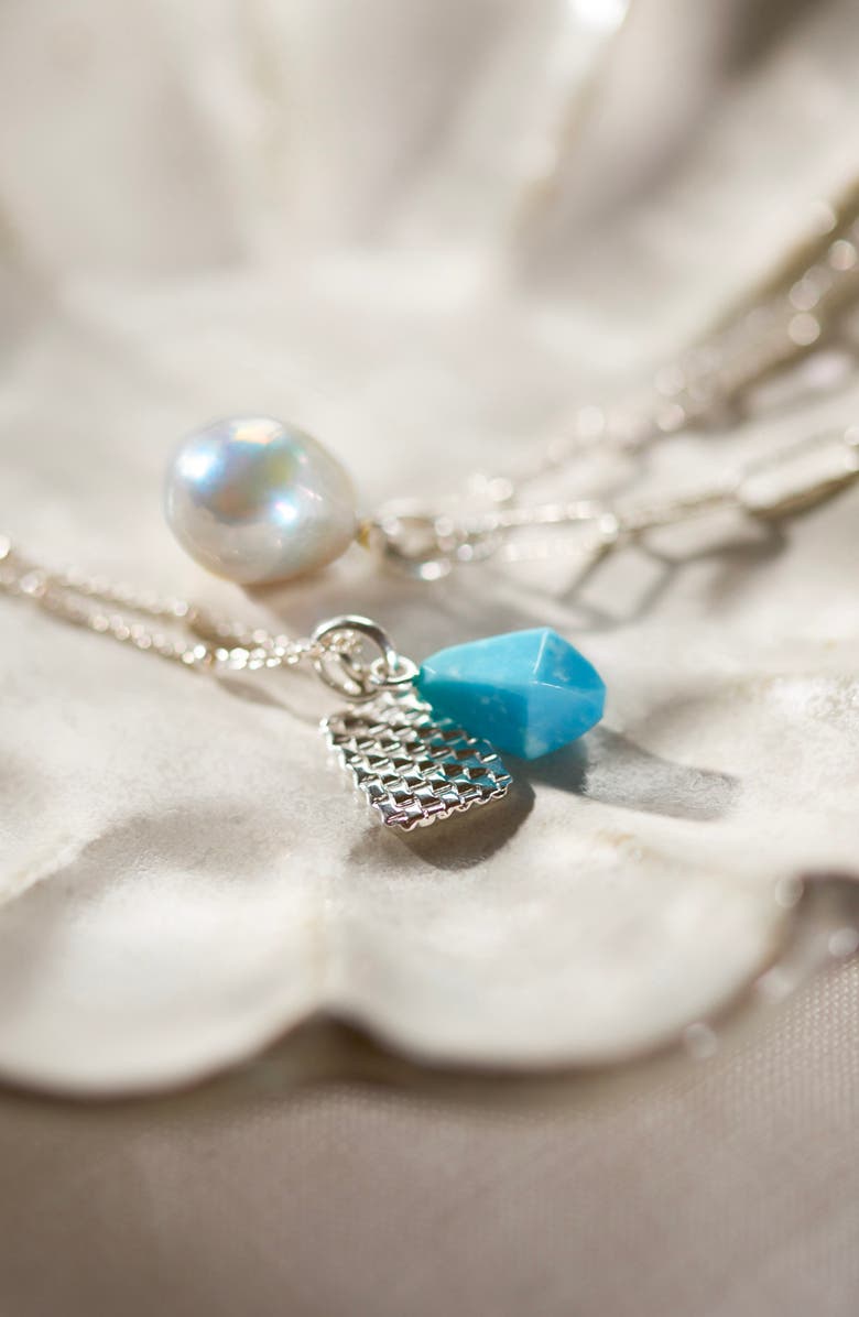 Monica Vinader Heirloom Pendant Charm, Alternate, color, Silver