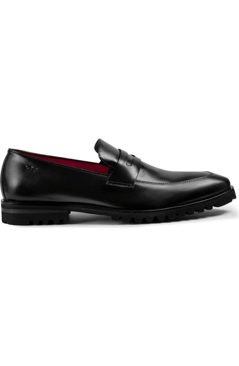 GARDNT Men's Alessandro Loafer, Main, color, Black