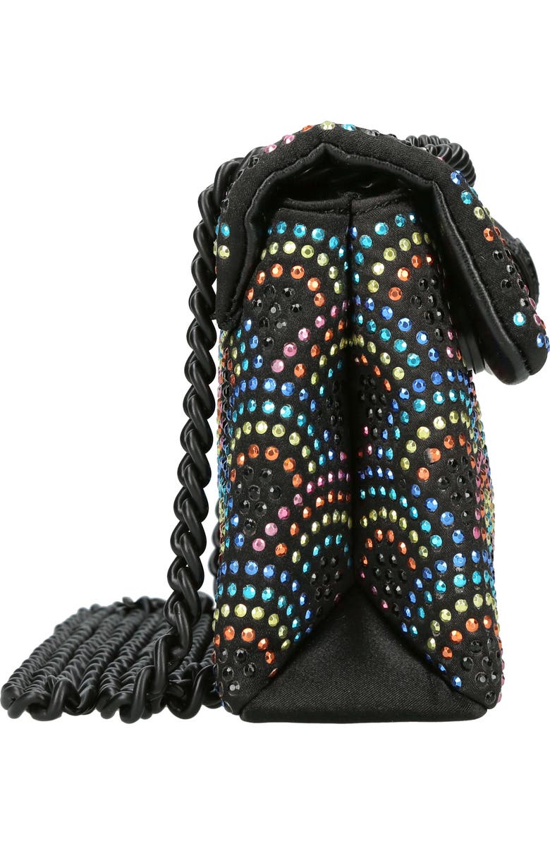 Kurt Geiger London Mini Kensington Embellished Fabric Convertible Crossbody Bag, Alternate, color,